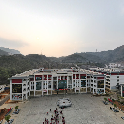 凯里开发区13小学全景航拍